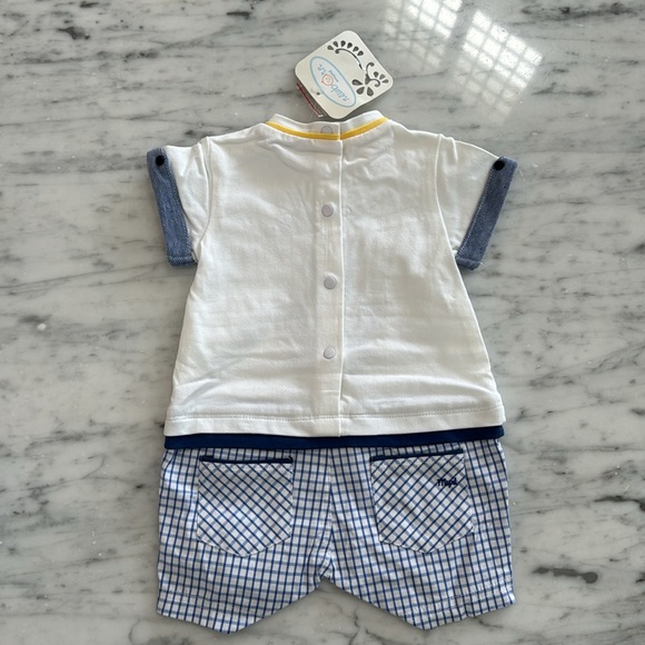 New Mayoral Short and Shirt Baby Boy One Piece Romper - Picture 5 of 5